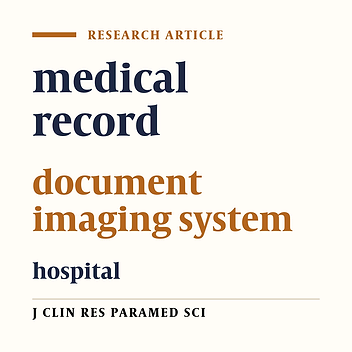 A Survey on the status of the application of document imaging for storage medical records of hospitals in Iran, 2013