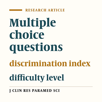 Correlation of quality and quantity index of multiple choice questions exams of residency promotion in Kermanshah University of medical sciences, 2013