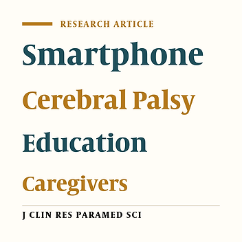 Design and evaluation of an applied educational smartphone-based ‎program for caregivers of children with cerebral palsy