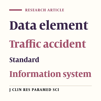 Comparison of the data elements for traffic accident information management system in Iran with America and Europe standards
