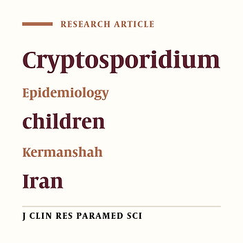Cryptosporidiosis in children with and without diarrhea in  Kermanshah from 2011-12‎