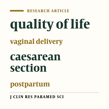 Postpartum quality of life in women after deferent modes of  delivery in Kermanshah Motazedi hospital 2011-2012‎