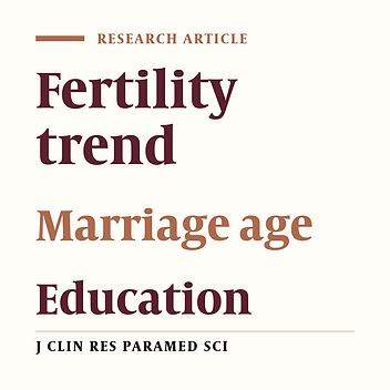 A survey on fertility trend of the women born in Kermanshah in  ‎1956-95‎