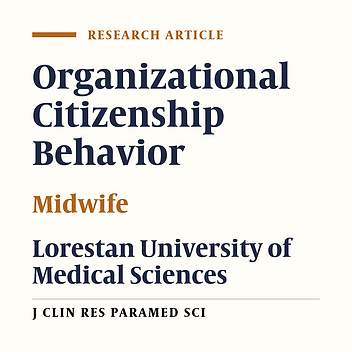 Five Organizational Citizenship Behavior dimensionsin midwives of Lorestan University of Medical sciences in 2012