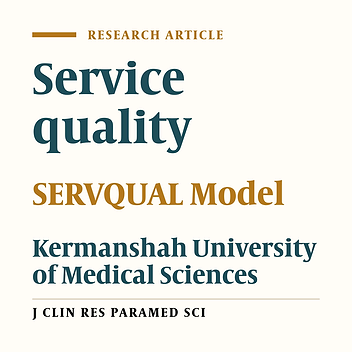 Patients' views on perceived services quality using SERVQUAL Model at educational and medical centers of Kermanshah University of Medical Sciences 2013