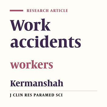 Survey of occupational accidents in industries and  workplaces of Kermanshah province,2012‎