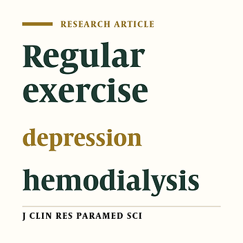 Effect of regular exercise on depression in hemodialysis patients