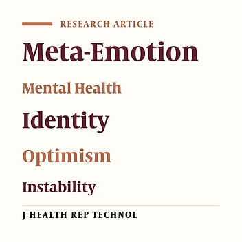 Association of the Meta-Emotion Structure with the Dimensions of Emerging Adulthood Identity Mediated by Mental Health in University Students