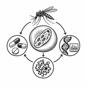 Drug Resistance in Plasmodium falciparum: Molecular Mechanisms, Adaptive Tolerance, and Implications for Malaria Control (AI-generated illustration)