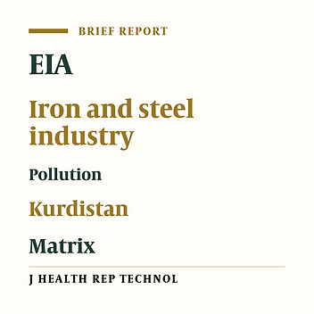 Environmental Impact Assessment of an Iron and Steel Factory in Kurdistan, Iran