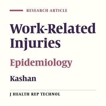 Pattern of Work-Related Injuries in Kashan, Iran, 2005-2010
