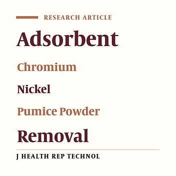 The isotherm and kinetic study of Nickel and Chromium adsorption by pumice powder from aqueous environments