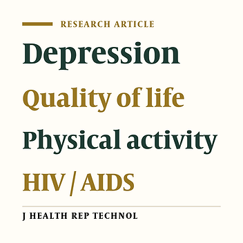 Prevalence of depression and its relationship with quality of life and physical activity in patients with HIV/AIDS
