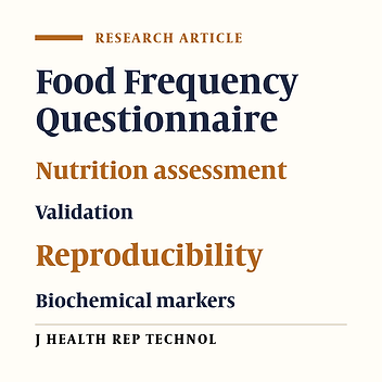 Relative Validity and Reproducibility of a Semi-quantitative Food Frequency Questionnaire among Urban Iranians