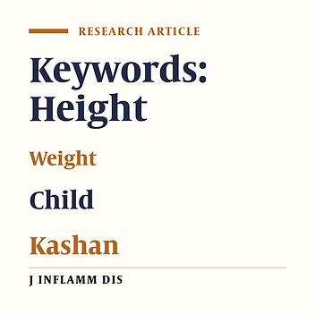 Height  Weight of 6 years old pupils in Kashan