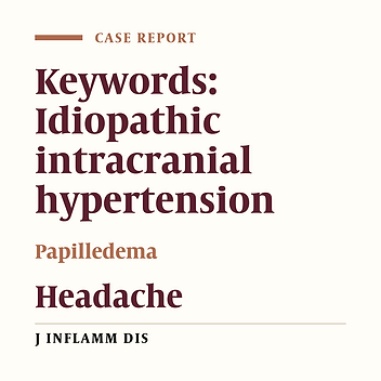 Idiopathic intracranial hypertension without papilledema (A case report)