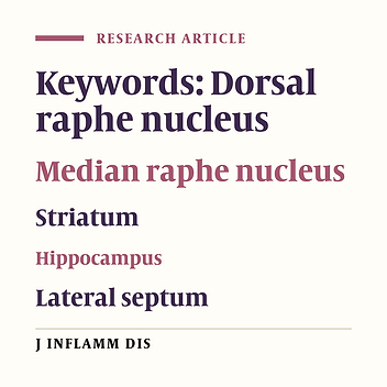 The relationship between Striatum, Hippocampus, lateral septum and Mesencephalic Raphe nuclei in the rat