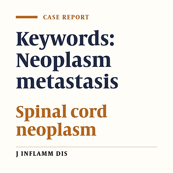 Intradural thoracolumbar metastasis: A case report