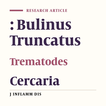 Distribution and trematodes larval infections of Bulinus truncatus‌