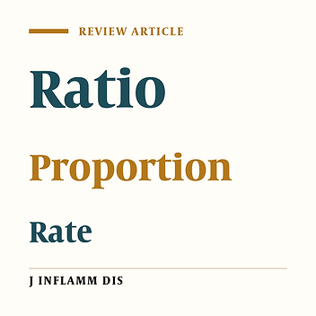 Epidemiological hints: Ratio, Proportion and Rate