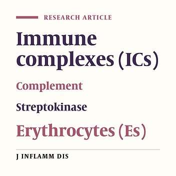 Effect of Streptokinase immune complex on activation of the complement and interaction with erythrocytes