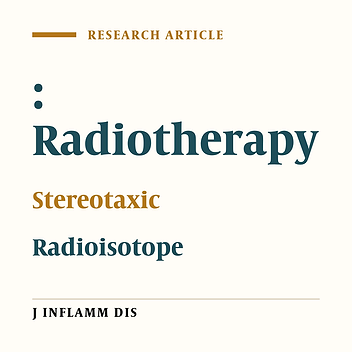 Interstitial radiotherapy of brain tumors