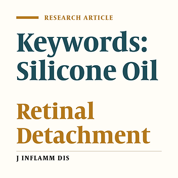 Outcome of complex retinal detachment surgery after silicone oil (5000cs vs 1000cs) removal