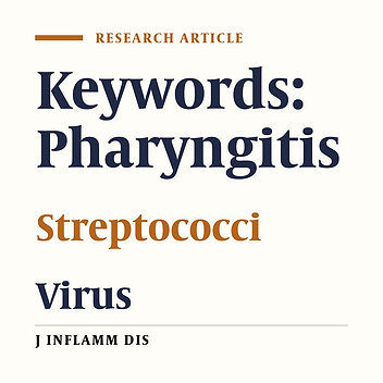 Prevalence of streptococcal pharyngitis in children with pharyngitis