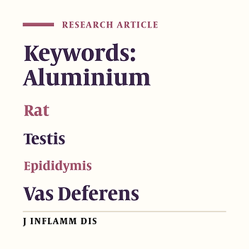 The effect of oral aluminum intake on sperm count, epididymis weight, vas deferens and testis in rat‌