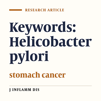 Prevalence of Helicobacter pylori infection in patients with stomach cancer