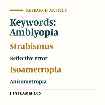 Prevalence of Amblyopia in Bou-Ali eye clinic
