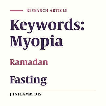 Effect of Ramadan fasting on physiologic myopia