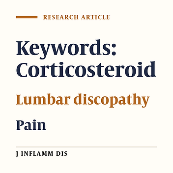 Effect of epidural Dexamethasone on pain of lumbar disc surgery