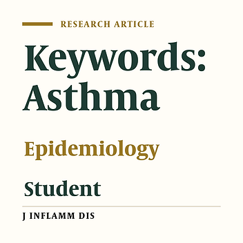 Comparison of students' and their parents' responses to an Asthma questionnaire