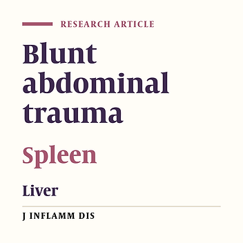 Evaluation of blunt abdominal trauma