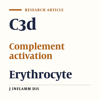 Introducing a new method to detect bound C3d on erythrocytes during complement activation