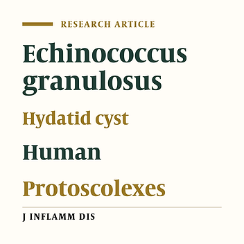 The fertility and viability study of human Hydatid cyst