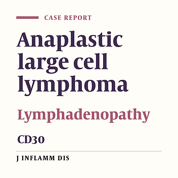 A case of anaplastic large cell lymphoma (B cell type)