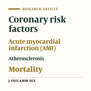 Coronary risk factors in acute myocardial infarction