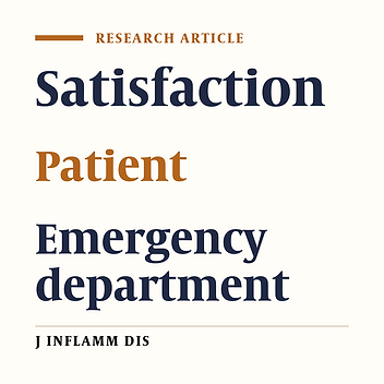 Patient’s satisfaction of quality services in emergency departments
