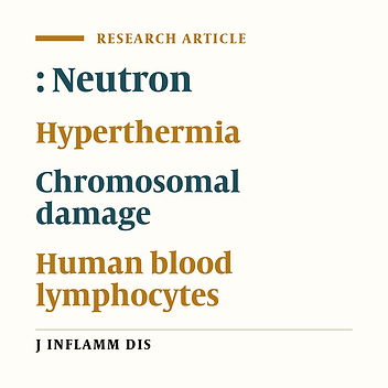 Modification of low dose of neutron induced chromosomal damage by pre and post irradiation of hyperthermia in human blood lymphocytes