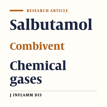 Comparison of Salbutamol and its combination with Ipratropium Bromide in chemically injured patients