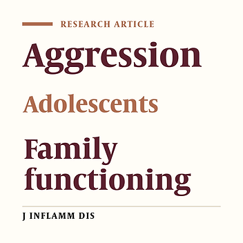 Tendency toward aggression in adolescents and the role of family