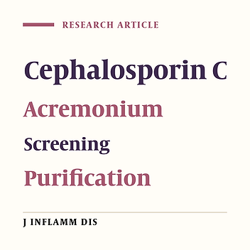 Screening and isolation of CPC, producing strains and its production and purification