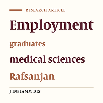 Employment status of Rafsanjan Medical Sciences University