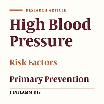 Prevalence of high blood pressure and its relation with cardiovascular risk factors