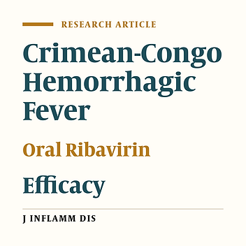 The efficacy of oral ribavirin in treatment of Crimean-Congo hemorrhagic fever in Iran