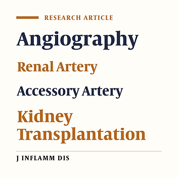 Evaluation of the renal arteries in kidney donors by conventional