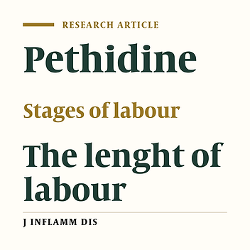 Effect of pethidine on the duration of stages of labour