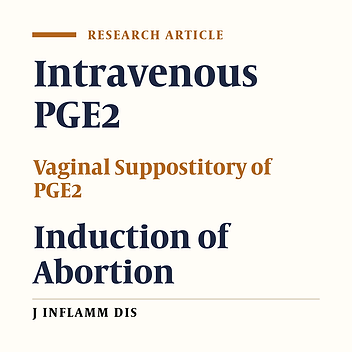 Comparison of vaginal suppository and intravenous PGE2 in termination of pregnancy at midtrimester